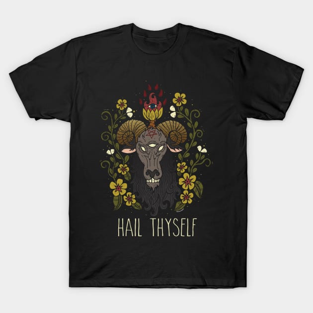 Hail Thyself T-Shirt by Melted Zipper